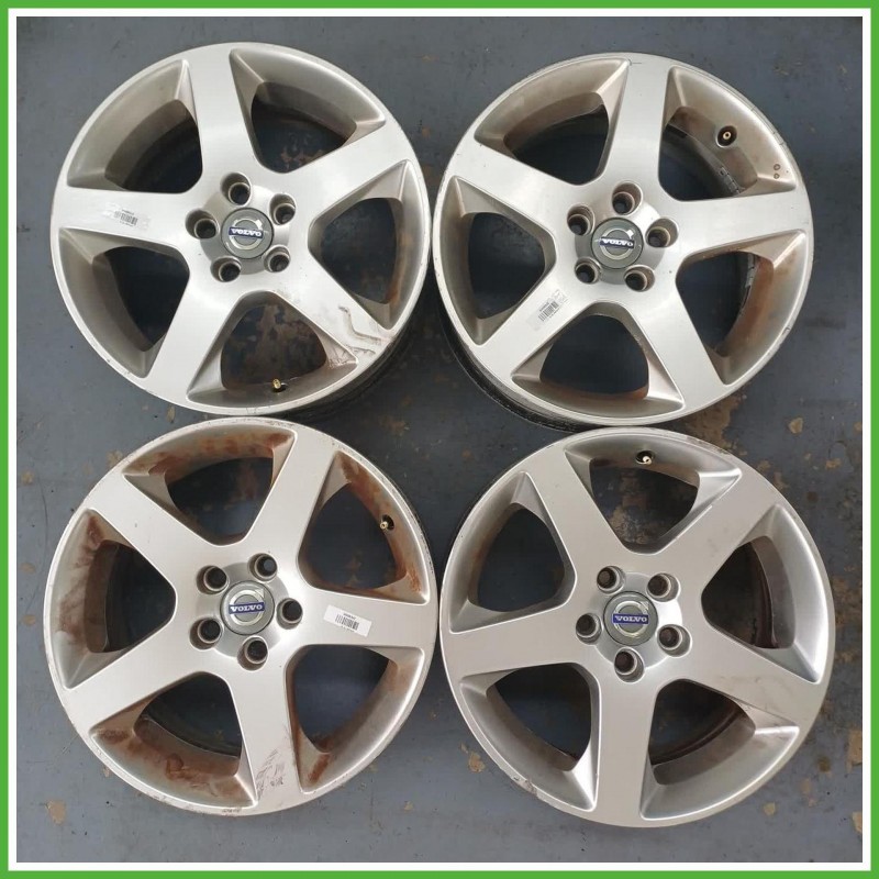 Cerchi in Lega Volvo S80 2 Serie 17 pollici 17 7.0J 5x108 ET50 4pz 30748345 Originale Usato
