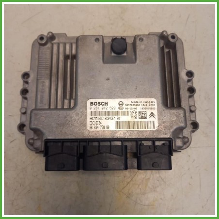 Centralina Motore Iniezione ECU Bosch 0281012529 Citroen C3 1 Serie 1.4 HDi 1943T3 Gasolio 2005-2009