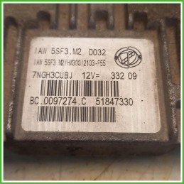 Centralina Motore Iniezione ECU Magneti Marelli IAW5SF3.M2 Fiat Grande Punto Van 1.4 Gpl 51847330 Benzina GPL 2009-2013