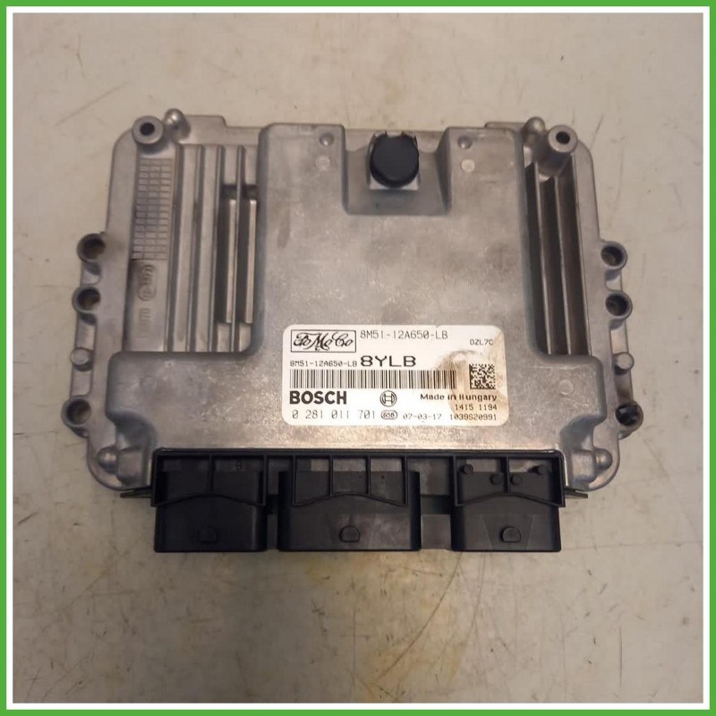 Centralina Motore Iniezione ECU Bosch 0281011701 Ford Focus 2 Serie 1.6 TDCi 16v. 1456750 Gasolio 2004-2007