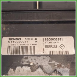 Centralina Motore Iniezione ECU Siemens S110030054A Renault Scenic 1 Serie 1.6 16v. 8200055730 Benzina 1999-2001