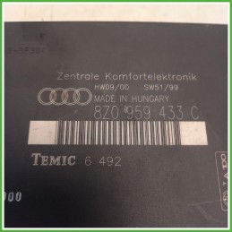 Centralina Confort Abitacolo Temic 6492 Audi A2 8Z0 1.4 16v. 8Z0959433C 2000-2002