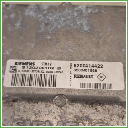 Centralina Motore Iniezione ECU Siemens S120200102B Renault Modus 1.2 16v. 8200414422 Benzina 2004-2007