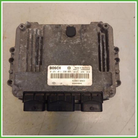 Centralina Motore Iniezione ECU Bosch 0281011390 Renault Megane 2 Serie 1.9 DCi 8200349846 Gasolio 2002-2008
