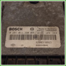 Centralina Motore Iniezione ECU Bosch 0281011390 Renault Megane 2 Serie 1.9 DCi 8200349846 Gasolio 2002-2008