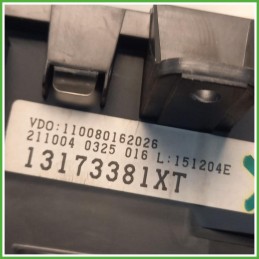 Quadro Strumenti Vdo 110080162026 Opel Meriva A 1.7 DTi 16v. 13214764 2003-2010