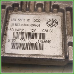 Centralina Motore Iniezione ECU Magneti Marelli IAW5SF3.M1 Fiat Grande Punto 1.2 Active 51798649 Benzina 2005-2010