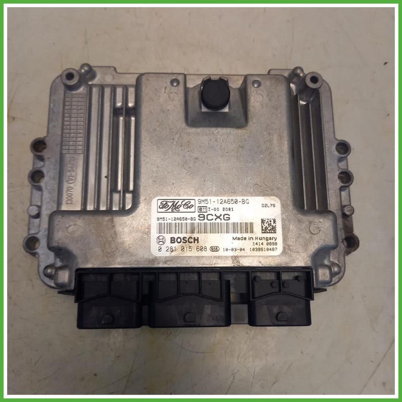 Centralina Motore Iniezione ECU Bosch 0281015608 Ford Focus 3 Serie SW 1.6 TDCi 16v. 9M5112A650BG Gasolio 2008-2011