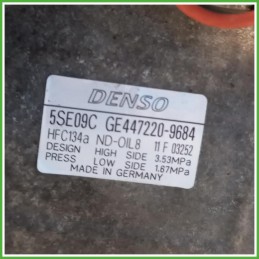 Compressore Clima AC Aria Condizionata Denso 5SE09C Smart Forfour 454 A4542300111 2004