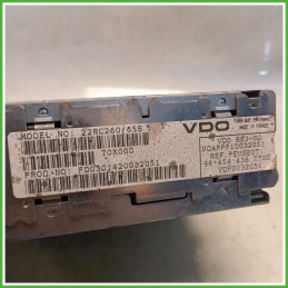 Autoradio Peugeot 206 1.4 HDi 6564HR 2001-2009 Vdo 22RC260/65S