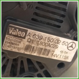 Alternatore Valeo TG11C036 Smart Forfour 454 A6391500350 2004