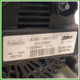 Alternatore Valeo TG15C183 Ford Fiesta 6 Serie 2260730 2010-2012
