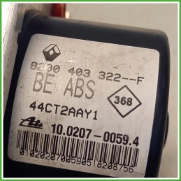 Centralina ABS Modulo Pompa Ate 10.0970-1409.3 8201044236 Renault Twingo 2 Serie 2007-2011 Originale Usato