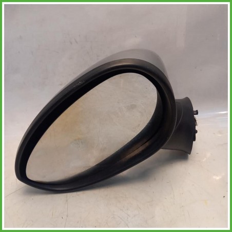 Specchio Specchietto Retrovisore Sinistro SX Grigio Fiat Grande Punto 2005-2010 Ficosa Ficomirrors Originale Usato