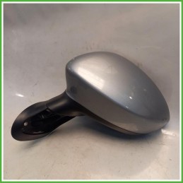 Specchio Specchietto Retrovisore Sinistro SX Grigio Fiat Grande Punto 2005-2010 Ficosa Ficomirrors Originale Usato