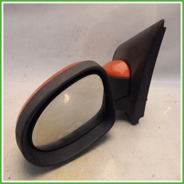 Specchio Specchietto Retrovisore Sinistro SX Rosso Renault Twingo 2 Serie 2007-2011 Schefenacker Originale Usato