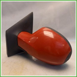 Specchio Specchietto Retrovisore Sinistro SX Rosso Renault Twingo 2 Serie 2007-2011 Schefenacker Originale Usato