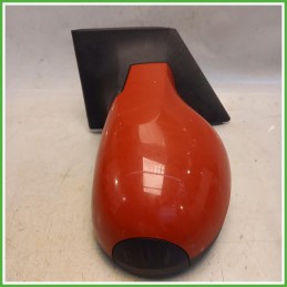 Specchio Specchietto Retrovisore Sinistro SX Rosso Renault Twingo 2 Serie 2007-2011 Schefenacker Originale Usato