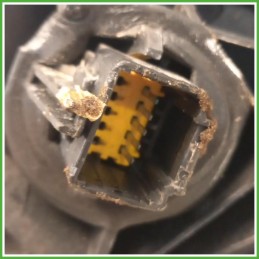 Specchio Specchietto Retrovisore Sinistro SX Goffrato Renault Megane 2 Serie SW 2006-2008 Schefenacker Originale Usato
