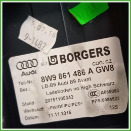 Rivestimento bagagliaio Posteriore Centrale Audi A4 8WH Allroad 3.0 TDI 24v. 8W9861486AGW8 2016-2019