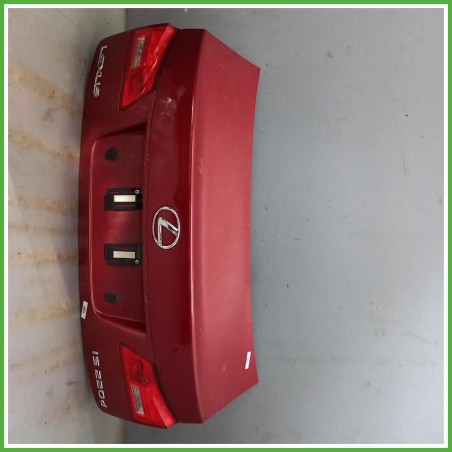 Portellone Bagagliaio Cofano Baule Posteriore Lexus Serie IS 2 Serie 2010 Rosso Berlina 4 Porte Originale Usato