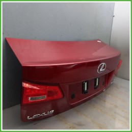 Portellone Bagagliaio Cofano Baule Posteriore Lexus Serie IS 2 Serie 2010 Rosso Berlina 4 Porte Originale Usato