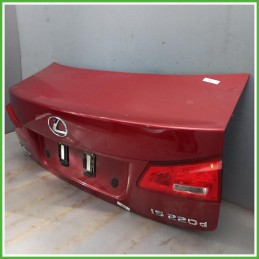 Portellone Bagagliaio Cofano Baule Posteriore Lexus Serie IS 2 Serie 2010 Rosso Berlina 4 Porte Originale Usato