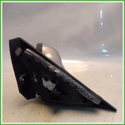 Specchio Specchietto Retrovisore Sinistro SX Grigio Renault Megane 2 Serie 2002-2008 Schefenacker Originale Usato