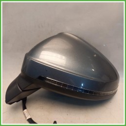 Specchio Specchietto Retrovisore Sinistro SX Grigio Audi A4 8WH Allroad 2016-2019 Smr Originale Usato