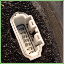 Specchio Specchietto Retrovisore Sinistro SX Nero Fiat Punto 3 Serie 2011-2018 Ficosa Ficomirrors Originale Usato