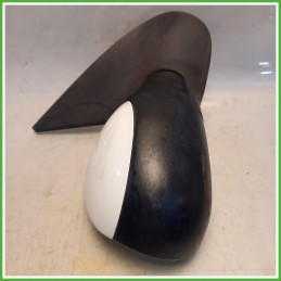 Specchio Specchietto Retrovisore Destro DX Bianco Peugeot 206 2001-2009 Magneti Marelli Originale Usato
