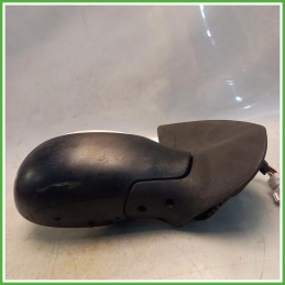 Specchio Specchietto Retrovisore Destro DX Bianco Peugeot 206 2001-2009 Magneti Marelli Originale Usato