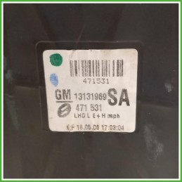 Specchio Specchietto Retrovisore Sinistro SX Nero Opel Zafira B 2008-2011 Schefenacker Originale Usato