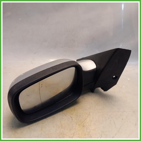 Specchio Specchietto Retrovisore Sinistro SX Grigio Renault Scenic 2 Serie 2005-2008 Schefenacker Originale Usato