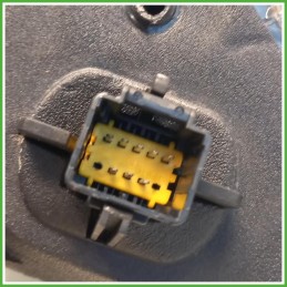 Specchio Specchietto Retrovisore Sinistro SX Grigio Renault Scenic 2 Serie 2005-2008 Schefenacker Originale Usato