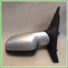 Specchio Specchietto Retrovisore Sinistro SX Grigio Renault Scenic 2 Serie 2005-2008 Schefenacker Originale Usato