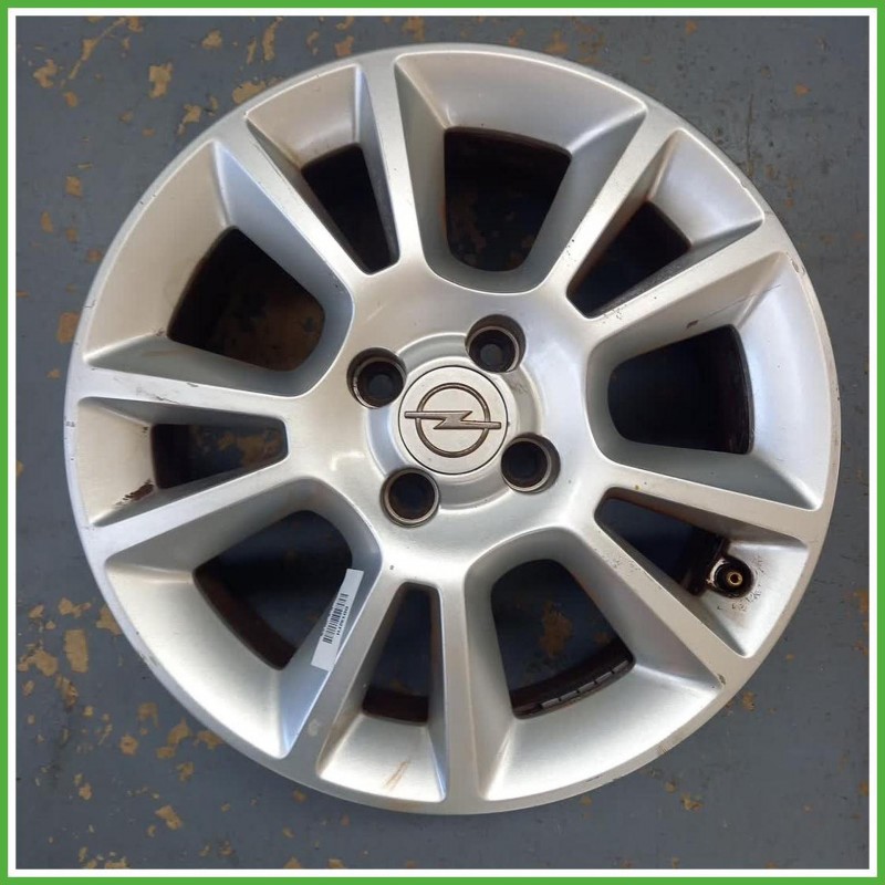 Cerchio Singolo in Lega Opel Meriva A 16 pollici 16 6.0J 4x100 ET44 1pz 93322256 Originale Usato al pz