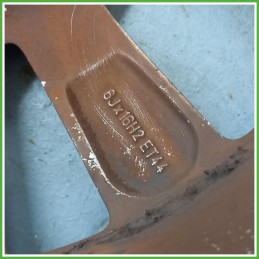 Cerchio Singolo in Lega Opel Meriva A 16 pollici 16 6.0J 4x100 ET44 1pz 93322256 Originale Usato al pz