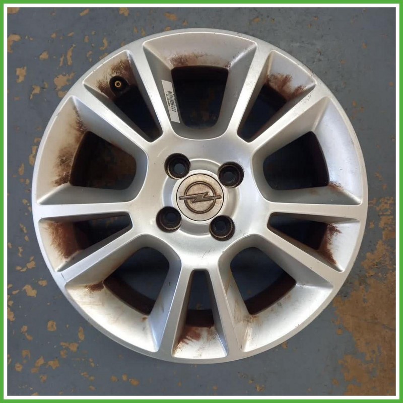 Cerchio Singolo in Lega Opel Meriva A 16 pollici 16 6.0J 4x100 ET44 1pz 93322256 Originale Usato al pz