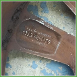 Cerchio Singolo in Lega Opel Meriva A 16 pollici 16 6.0J 4x100 ET44 1pz 93322256 Originale Usato al pz