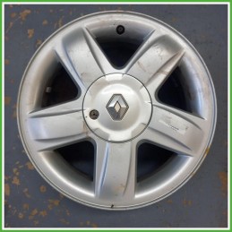 Cerchio Singolo in Lega Renault Clio 2 Serie 15 pollici 15 6.0J 4x100 ET43 1pz 8200393730 Originale Usato al pz
