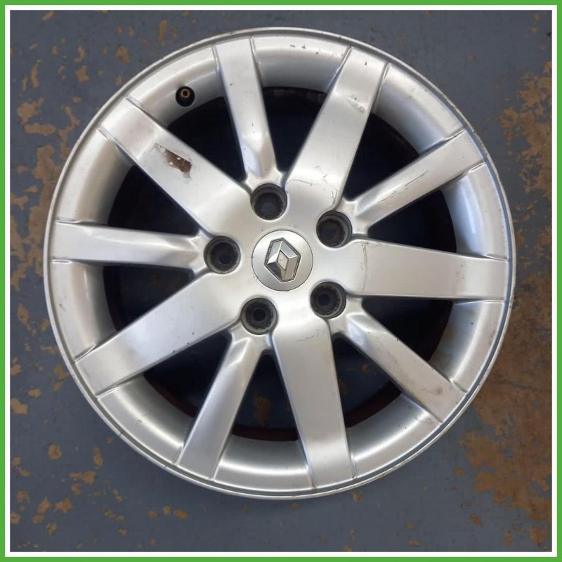 Cerchio Singolo in Lega Renault Megane 3 Serie 16 pollici 16 6.5J 5x114.3 ET47 1pz 403000027R Originale Usato al pz