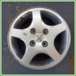 Cerchio Singolo in Lega Peugeot 206 14 pollici 14 5.5J 4x108 ET34 1pz 5401G4 Originale Usato al pz