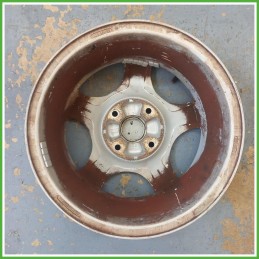 Cerchio Singolo in Lega Peugeot 206 14 pollici 14 5.5J 4x108 ET34 1pz 5401G4 Originale Usato al pz