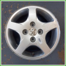 Cerchio Singolo in Lega Peugeot 206 14 pollici 14 5.5J 4x108 ET34 1pz 5401G4 Originale Usato al pz