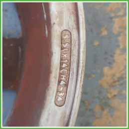 Cerchio Singolo in Lega Peugeot 206 14 pollici 14 5.5J 4x108 ET34 1pz 5401G4 Originale Usato al pz