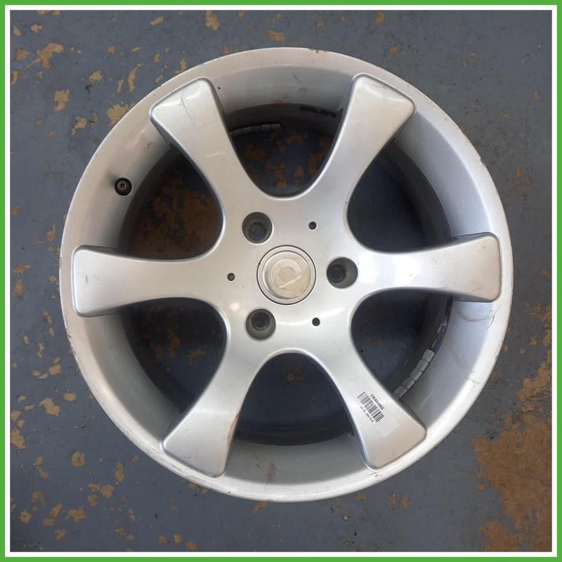 Cerchio Singolo in Lega Smart Fortwo Cabrio 450 15 pollici 15 6.5J 3x112.5 ET-1 1pz Q0006919V003C31L00 Originale Usato al pz