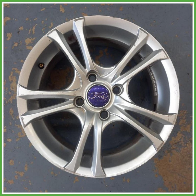 Cerchio Singolo in Lega Ford Fiesta 5 Serie 15 pollici 15 6.5J 4x108 ET35 1pz 1077166 Originale Usato al pz