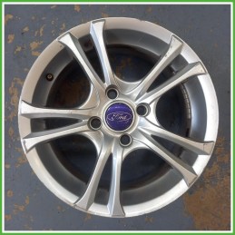 Cerchio Singolo in Lega Ford Fiesta 5 Serie 15 pollici 15 6.5J 4x108 ET35 1pz 1077166 Originale Usato al pz