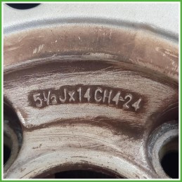 Cerchio Singolo in Lega Citroen C3 1 Serie 14 pollici 14 5.5J 4x108 ET24 1pz 5401J2 Originale Usato al pz